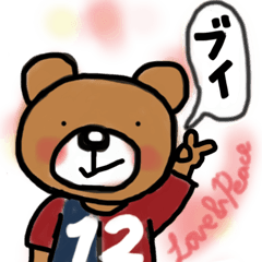 K's supporters football Sticker ver.2