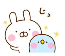 Rabbit Usahina with penpen 8 sticker #12407760