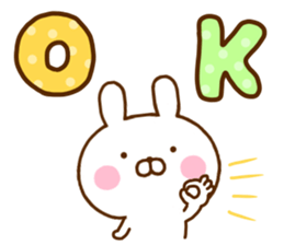 Rabbit Usahina with penpen 8 sticker #12407766