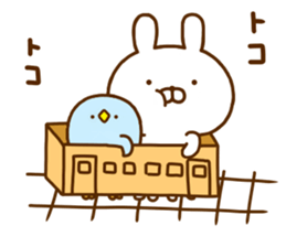 Rabbit Usahina with penpen 8 sticker #12407768
