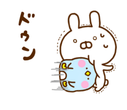 Rabbit Usahina with penpen 8 sticker #12407771