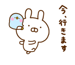 Rabbit Usahina with penpen 8 sticker #12407778