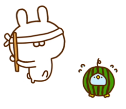 Rabbit Usahina with penpen 8 sticker #12407780
