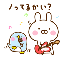 Rabbit Usahina with penpen 8 sticker #12407782