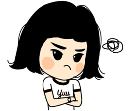 Yuu Happy Girl sticker #12408138