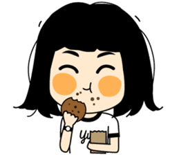 Yuu Happy Girl sticker #12408142