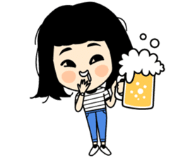 Yuu Happy Girl sticker #12408144