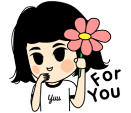 Yuu Happy Girl sticker #12408162