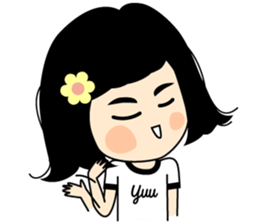 Yuu Happy Girl sticker #12408167