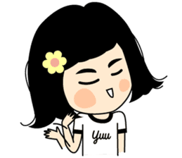 Yuu Happy Girl sticker #12408167