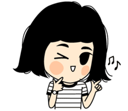 Yuu Happy Girl sticker #12408172