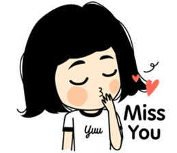 Yuu Happy Girl sticker #12408176