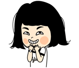 Yuu Happy Girl sticker #12408189
