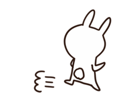 Healing of rabbit3 sticker #12409447