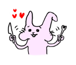 Bored Bunny sticker #12409844