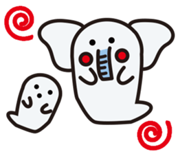 blue elephant version3 sticker #12409951