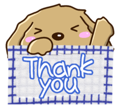 Greetings of miniature Dachshund sticker #12409967