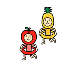 Fruits Brothers 3 sticker #12410094