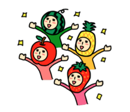 Fruits Brothers 3 sticker #12410114