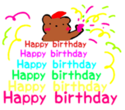 animal celebration sticker sticker #12410359