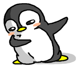 Life of pretty penguin sticker #12411584