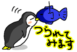 Life of pretty penguin sticker #12411589