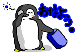 Life of pretty penguin sticker #12411594