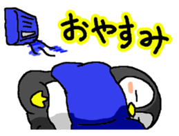 Life of pretty penguin sticker #12411603