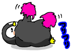 Life of pretty penguin sticker #12411605