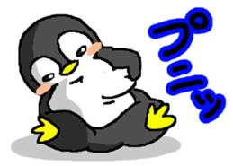 Life of pretty penguin sticker #12411609