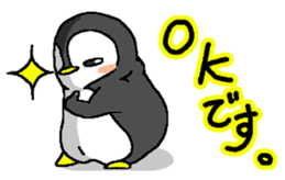 Life of pretty penguin sticker #12411613