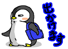 Life of pretty penguin sticker #12411616