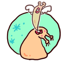 Snail from outer space.2 sticker #12411643
