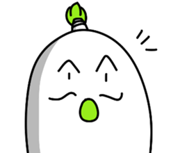 sticker of lord's Japanese radish sticker #12411736