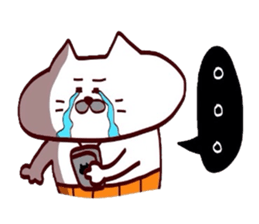 Kansai dialect Uncle cat part12 sticker #12412309