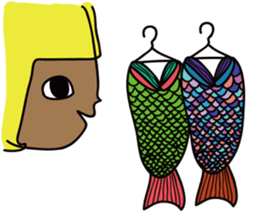 Mermaid mystical sticker #12412347