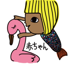 Mermaid mystical sticker #12412348