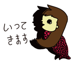 Mermaid mystical sticker #12412350