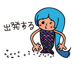 Mermaid mystical sticker #12412371