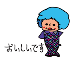 Mermaid mystical sticker #12412372