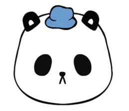 Packa Panda face sticker #12412382