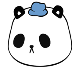Packa Panda face sticker #12412383