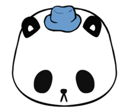 Packa Panda face sticker #12412384