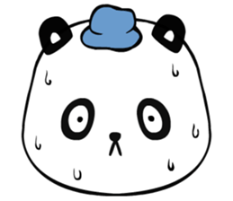 Packa Panda face sticker #12412386