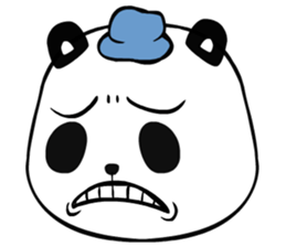 Packa Panda face sticker #12412387
