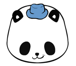 Packa Panda face sticker #12412388