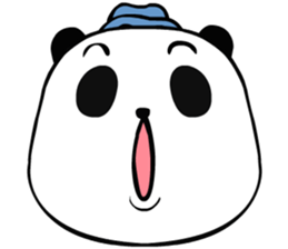 Packa Panda face sticker #12412389