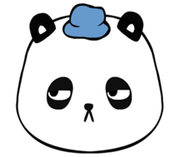 Packa Panda face sticker #12412390