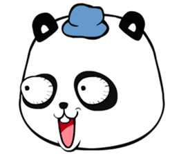 Packa Panda face sticker #12412391