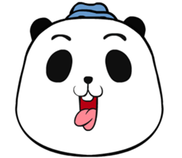 Packa Panda face sticker #12412393